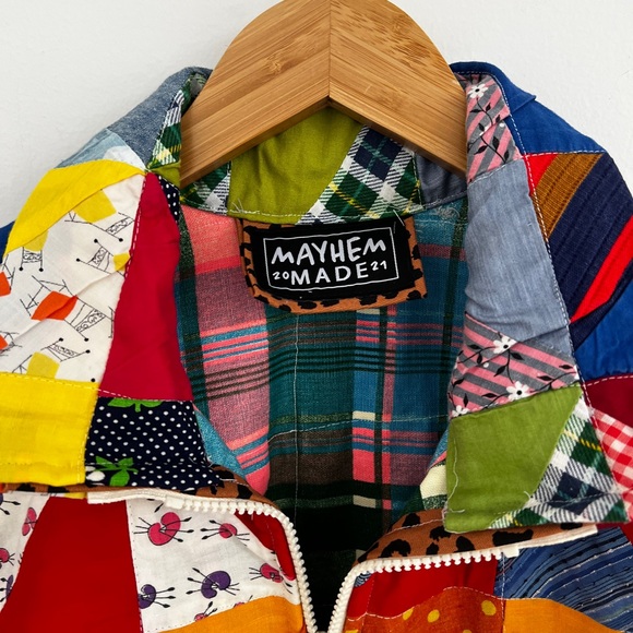 Colorful Patchwork Quilt Jacket - Picture 2 of 7
